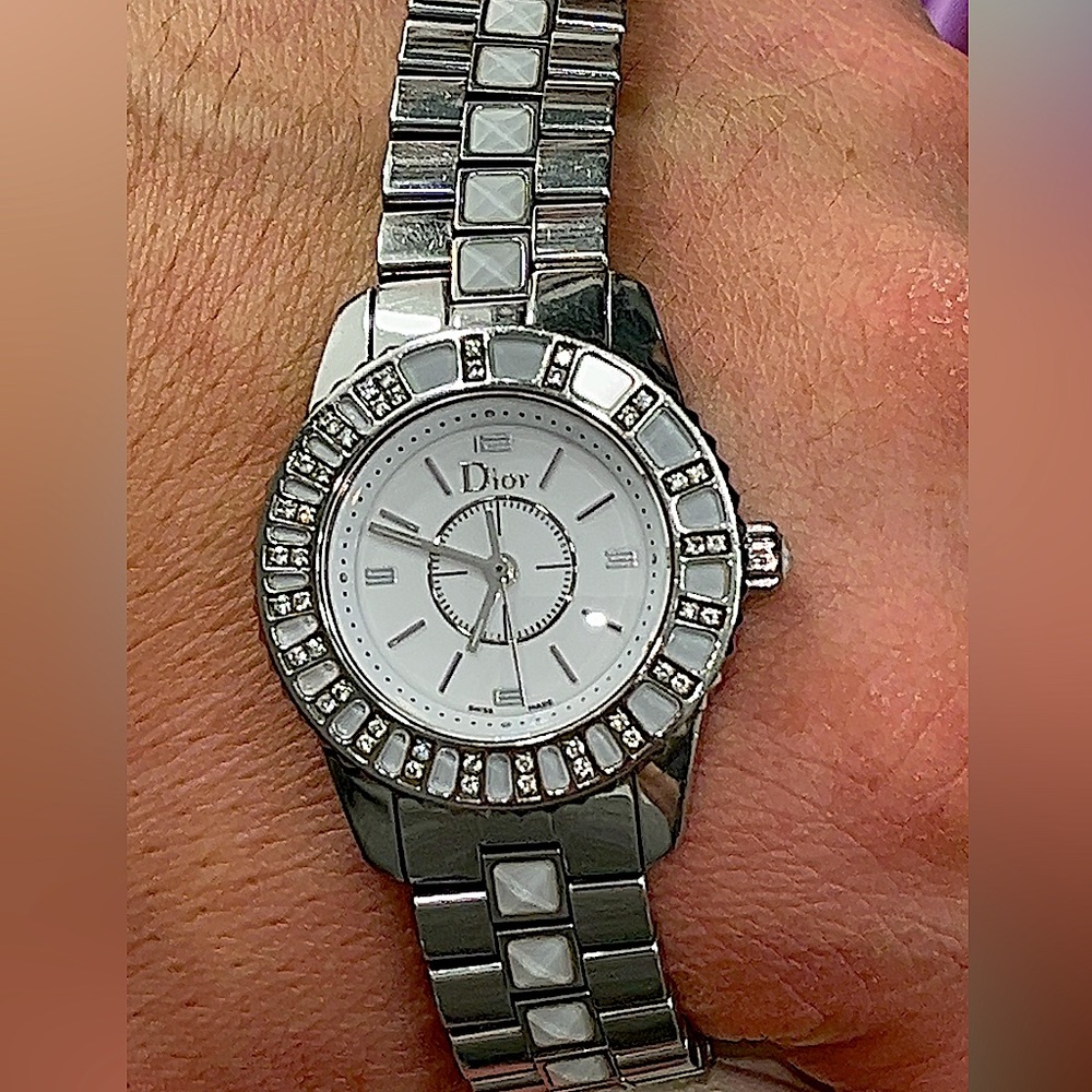 Ladies Christian Dior Diamond Watch